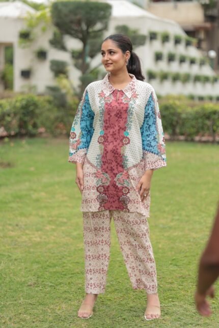 Royal Bloom Cotton Matching Set
