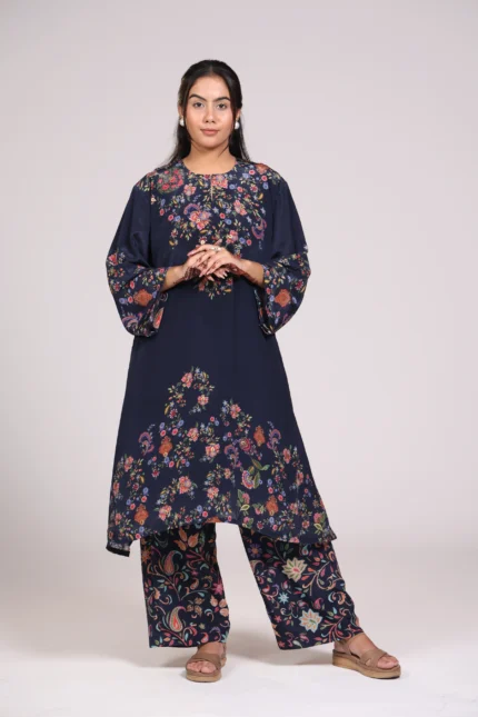Velvet Flora Crepe Tough Co-ord Set